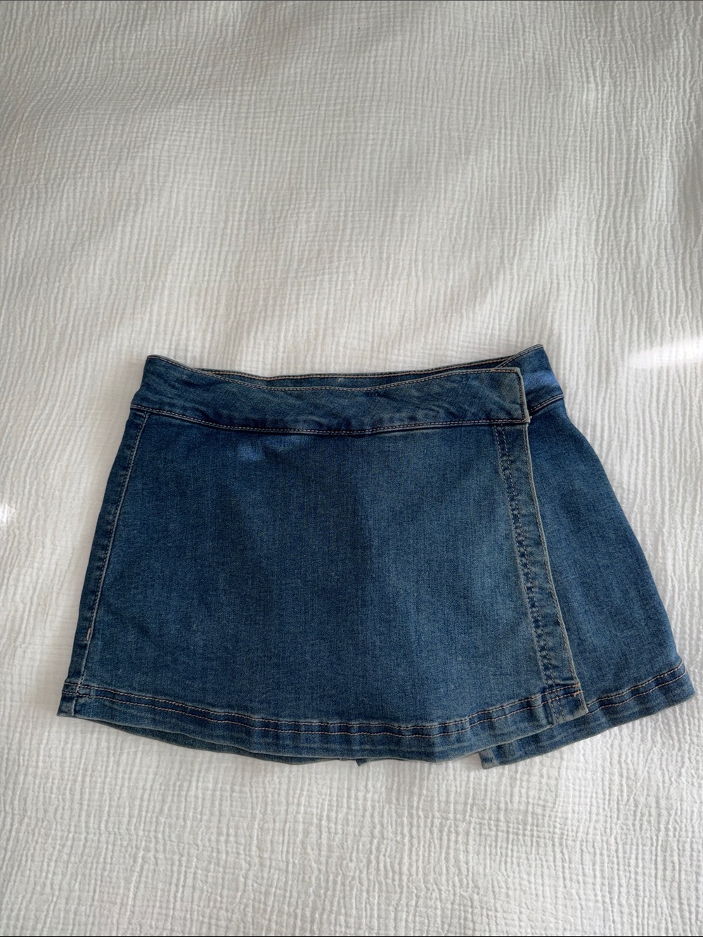 Aeropostale Dark Blue Denim Mini Skirt